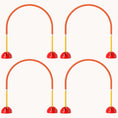 Load image into Gallery viewer, 4-Piece Dog Agility Set with Adjustable Doors, Carry Bag, Portable & Easy Assembly, Orange
