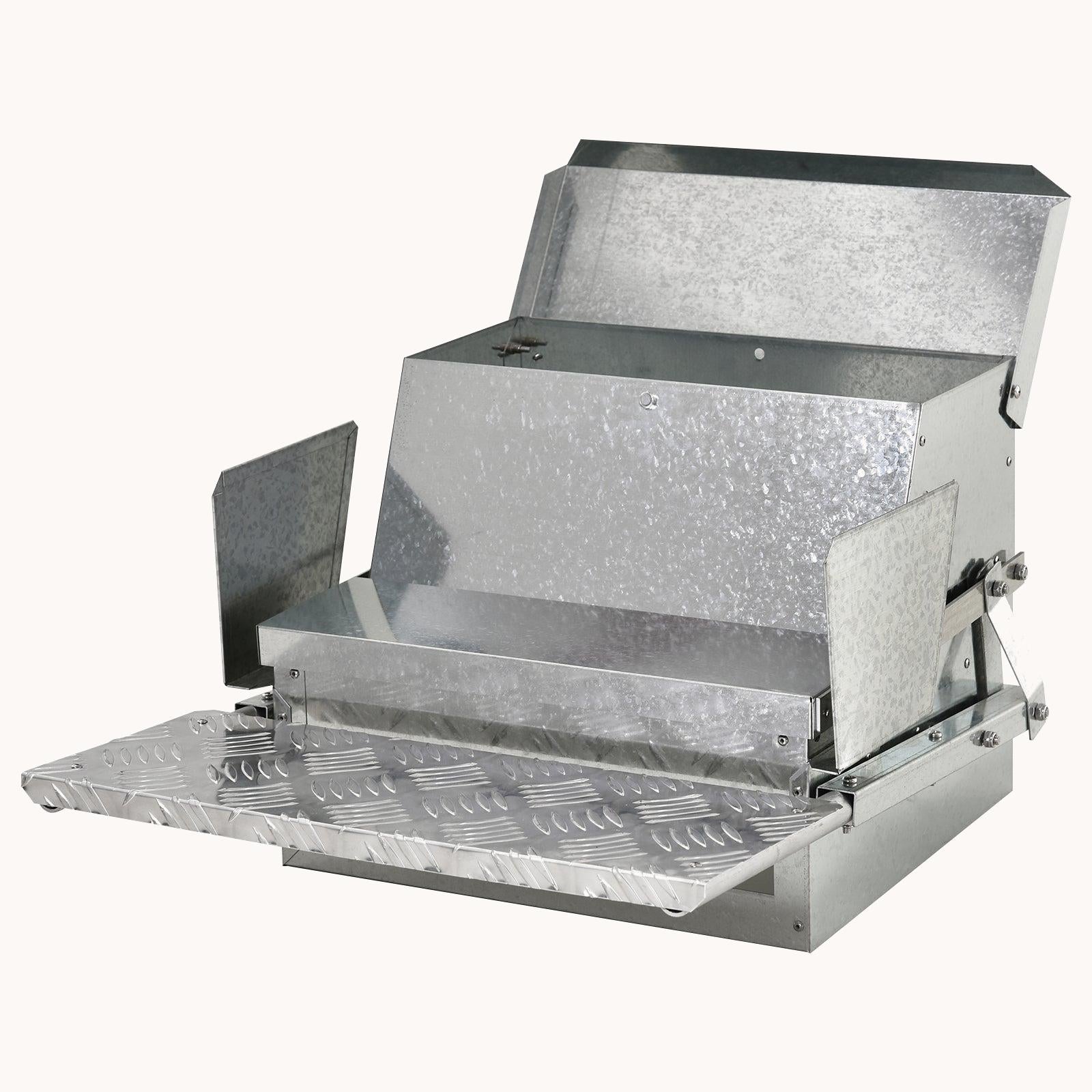 25 lbs Capacity Automatic Chicken Poultry Feeder, Weatherproof Design
