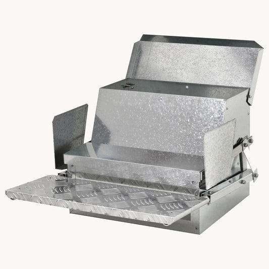 25 lbs Capacity Automatic Chicken Poultry Feeder, Weatherproof Design