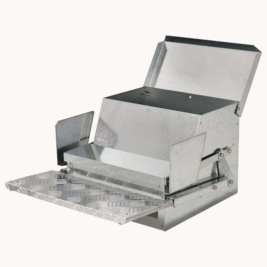 30 lbs Capacity Automatic Chicken Poultry Feeder, Weatherproof Design