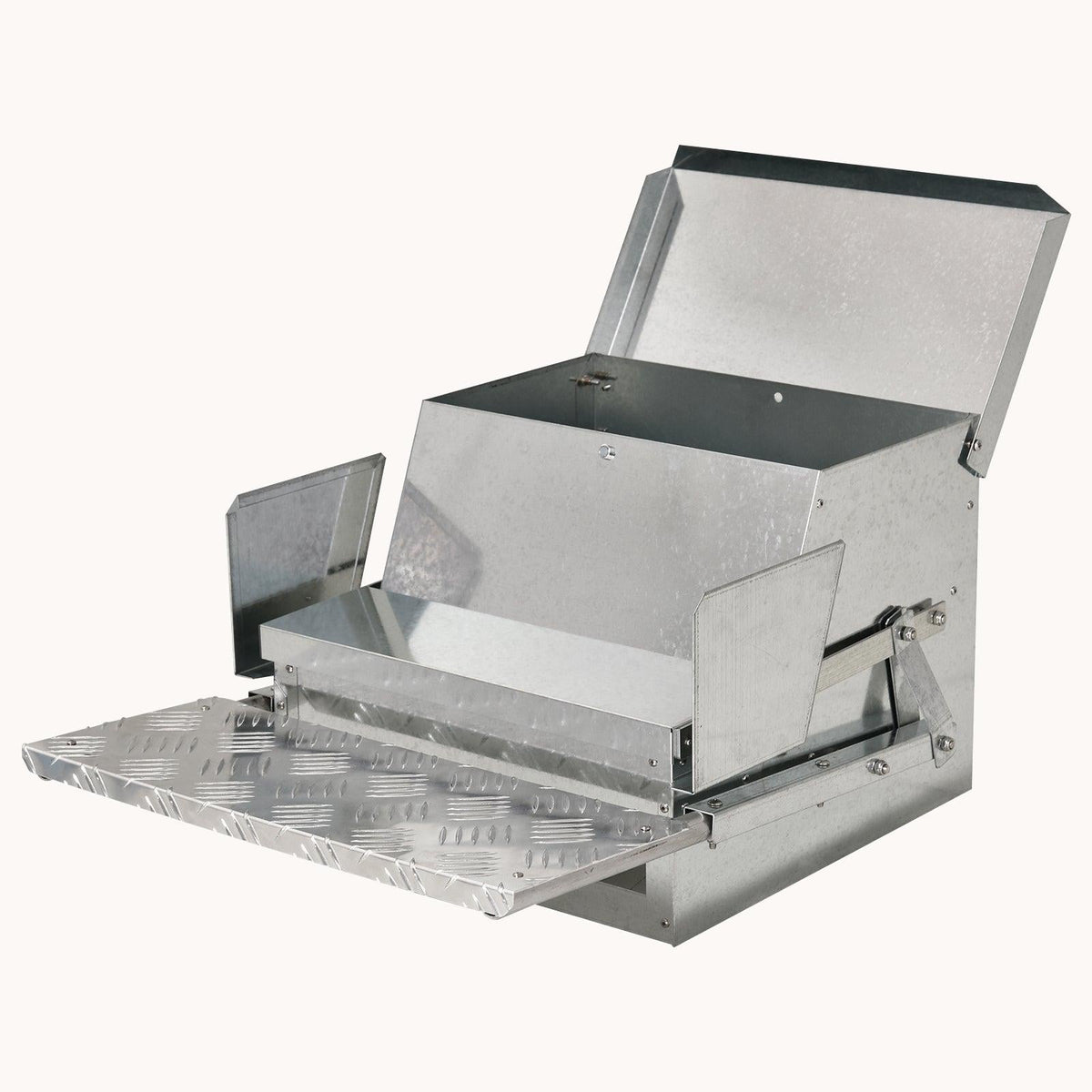 30 lbs Capacity Automatic Chicken Poultry Feeder, Weatherproof Design
