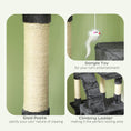 Load image into Gallery viewer, 68 inches Cat Tree, Multi-Level Large Cat Tower Condo with Scratching Posts, Perches, Cat Houses, Dangling Toy, Grey
