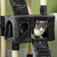 Load image into Gallery viewer, 68 inches Cat Tree, Multi-Level Large Cat Tower Condo with Scratching Posts, Perches, Cat Houses, Dangling Toy, Grey
