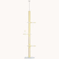 Load image into Gallery viewer, 87"-103" Adjustable Cat Tree with Plush Perches & Scratching Posts, 4-Tier Cat Tower, Yellow
