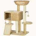 Load image into Gallery viewer, Nestique 38" Multi-Level Cat Tree with Condo Beige
