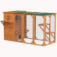 Load image into Gallery viewer, 45"H Outdoor Cat Shelter with Platforms & Weatherproof Roof Orange
