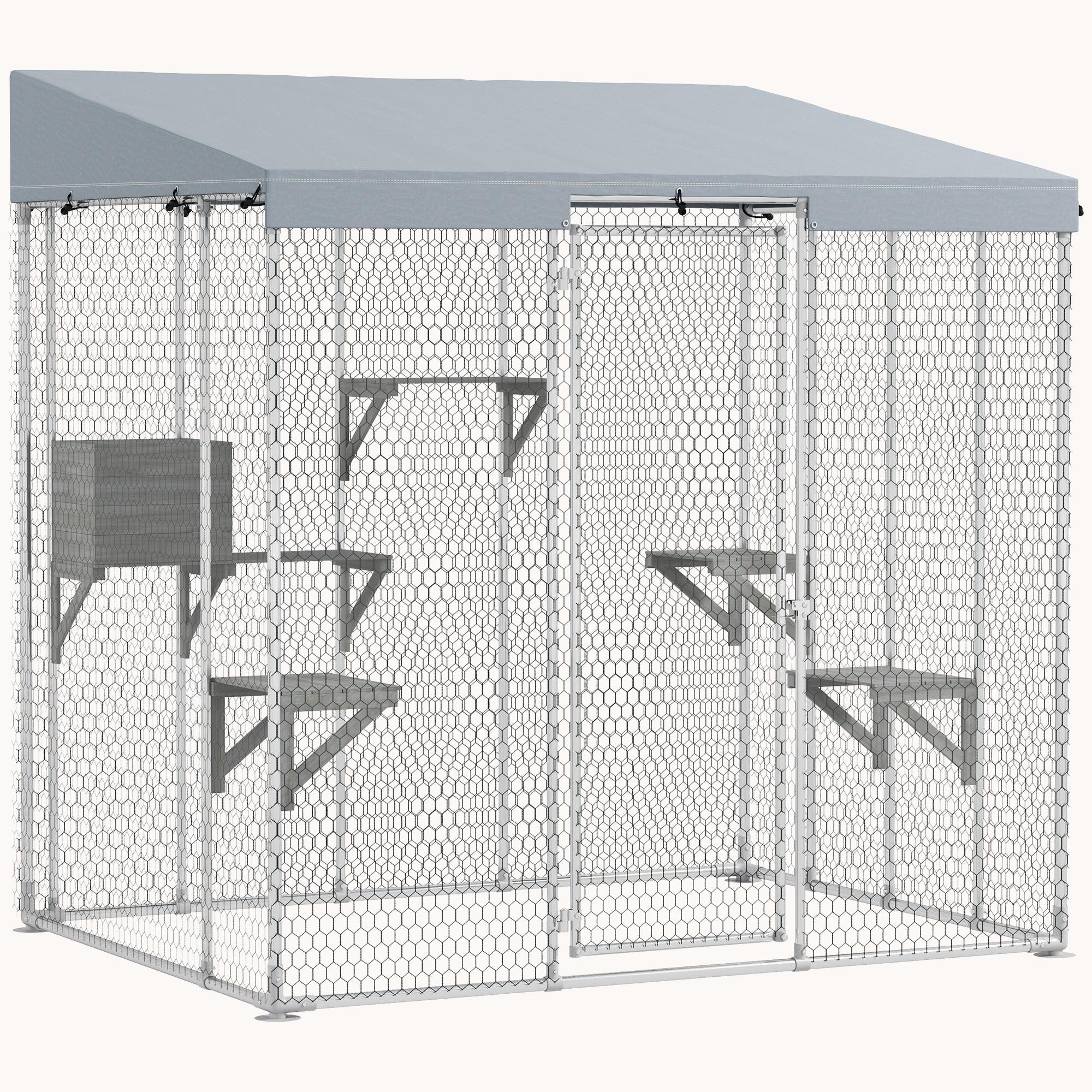 79" OpenAir Walk-In Catio for 1–3 Cats