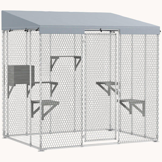79" OpenAir Walk-In Catio for 1–3 Cats