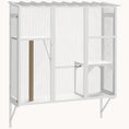 Load image into Gallery viewer, 61" H Large Cat Window Enclosure for 2-3 Cats with Jumping Platforms White
