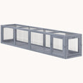 Load image into Gallery viewer, Outdoor Cat Tunnel, Extendable Wooden Cat Run, 79", Dark Grey
