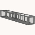 Load image into Gallery viewer, 98" Outdoor Wooden Cat Tunnel Shelter with Flexible Configuration Dark Gray

