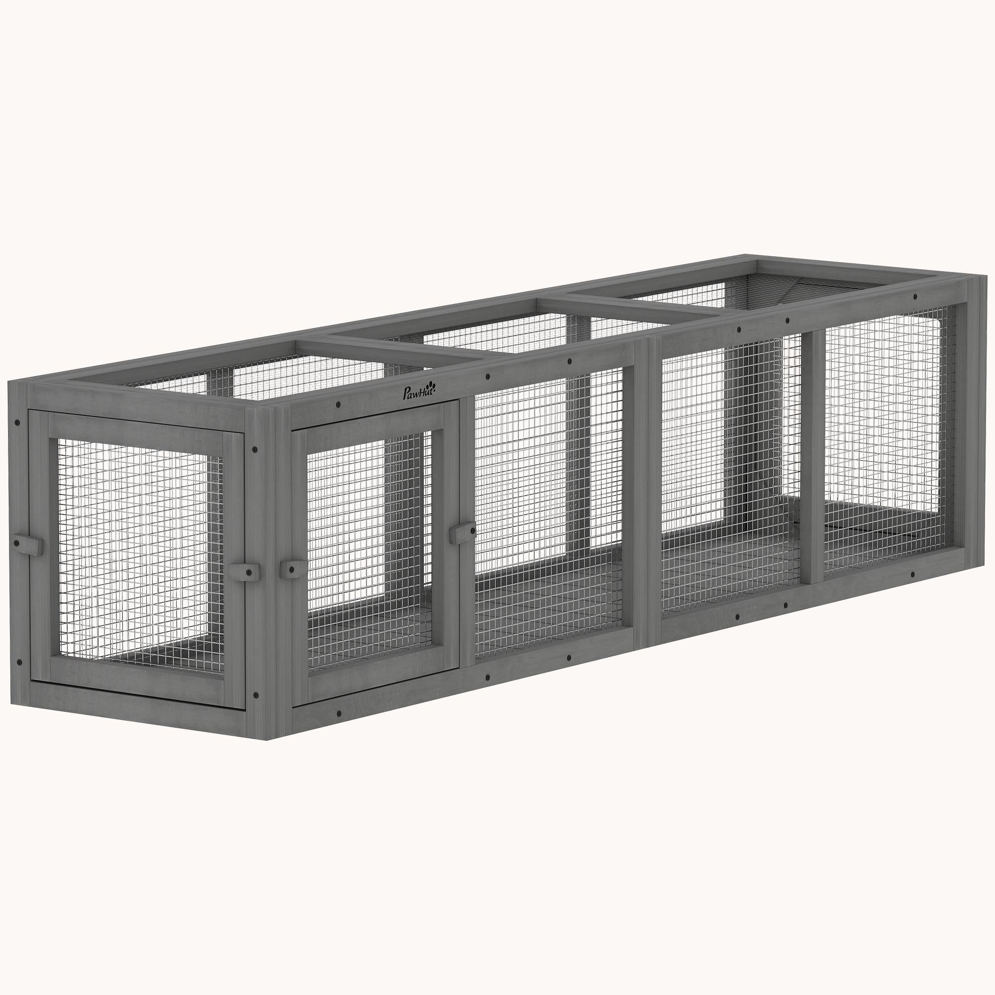 59" Expandable Outdoor Cat Tunnel Modular Pet Play Enclosure