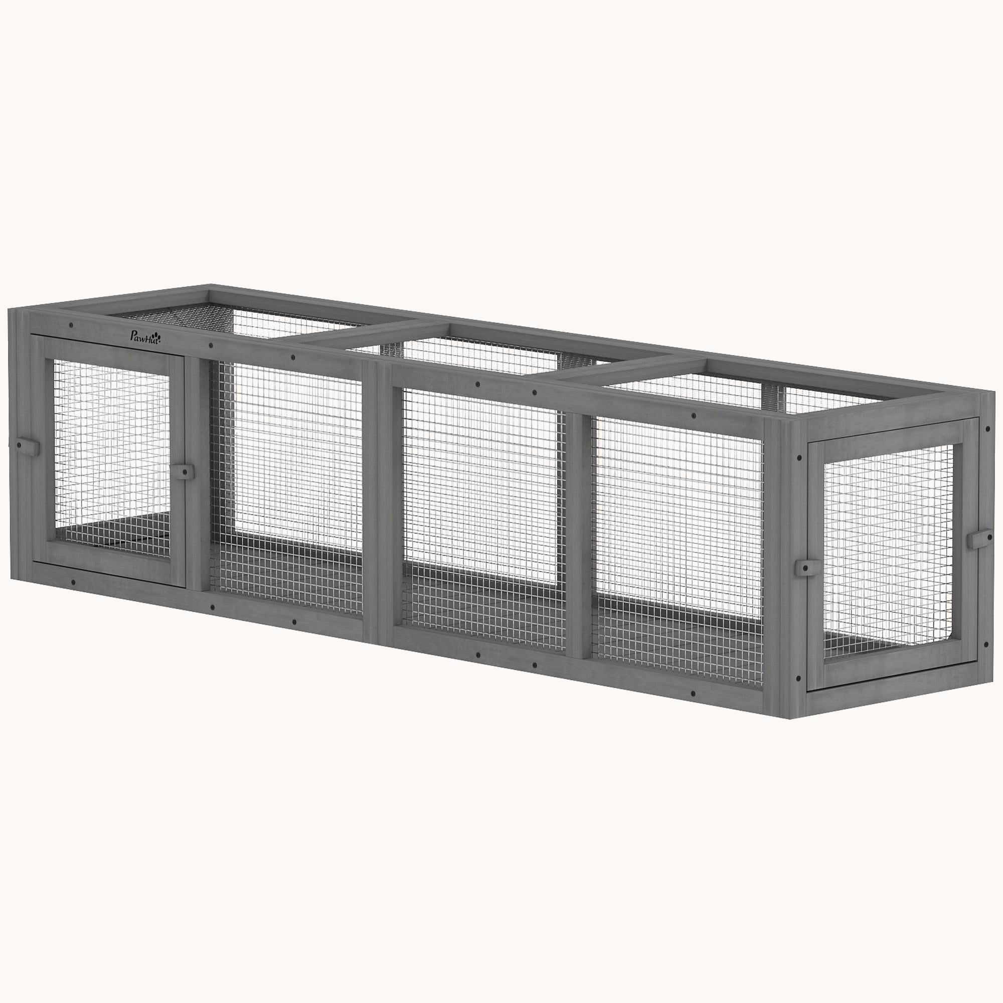 59" Expandable Outdoor Cat Tunnel Modular Pet Play Enclosure