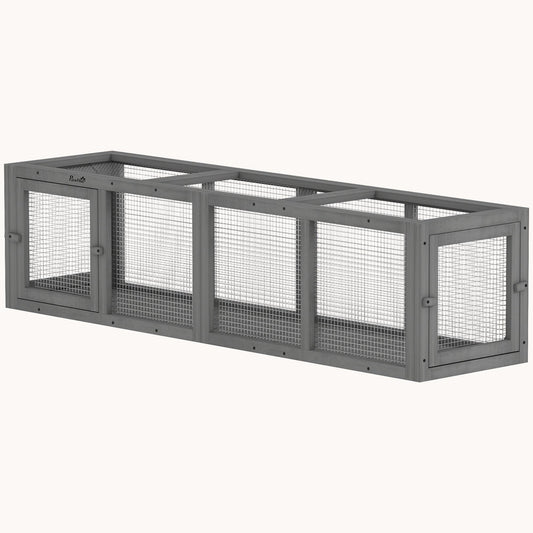 59" Expandable Outdoor Cat Tunnel Modular Pet Play Enclosure