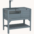 Load image into Gallery viewer, Tortoise Habitat with Shelf & Observation Windows Gray
