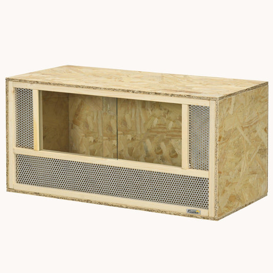 33.8 Gallon Glass-Front Reptile Habitat with Ventilation