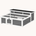 Load image into Gallery viewer, Outdoor Tortoise Habitat with Run, Clear Window & Openable Top, Dark Grey
