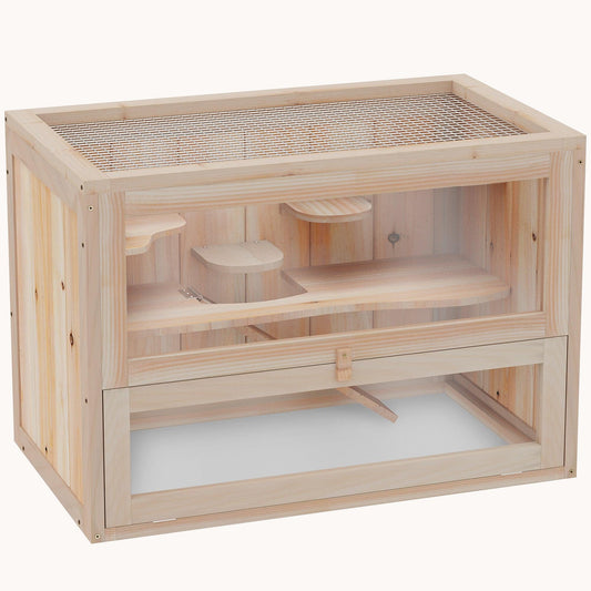 Classic Natural Hamster with Front Door 23.5" x 13.75" x 16.5"