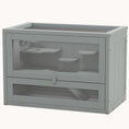 Load image into Gallery viewer, Classic Natural Hamster with Front Door 23.5" x 13.75" x 16.5" Grey
