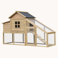 Load image into Gallery viewer, 69" Wooden Hen Habitat, Poultry Cage with Ramp, Vent Window, Nesting Box, Natural
