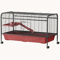 Load image into Gallery viewer, 48" Small Animal Cage & Rabbit Hutch with Feeder, Wheels, Ramp, Platform
