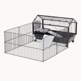 Load image into Gallery viewer, 35'' Foldable Run Rolling Small Animal Cage with Ramps & Water Accessories
