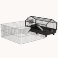 Load image into Gallery viewer, 46.5" Small Animal Cage with Foldable Run Area, Wheels & Water Bottle
