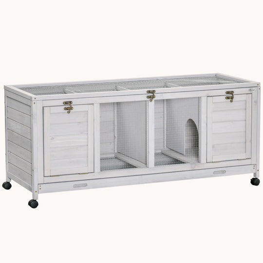Mobile Separable Indoor Rabbit Cage with Easy Access & Tray