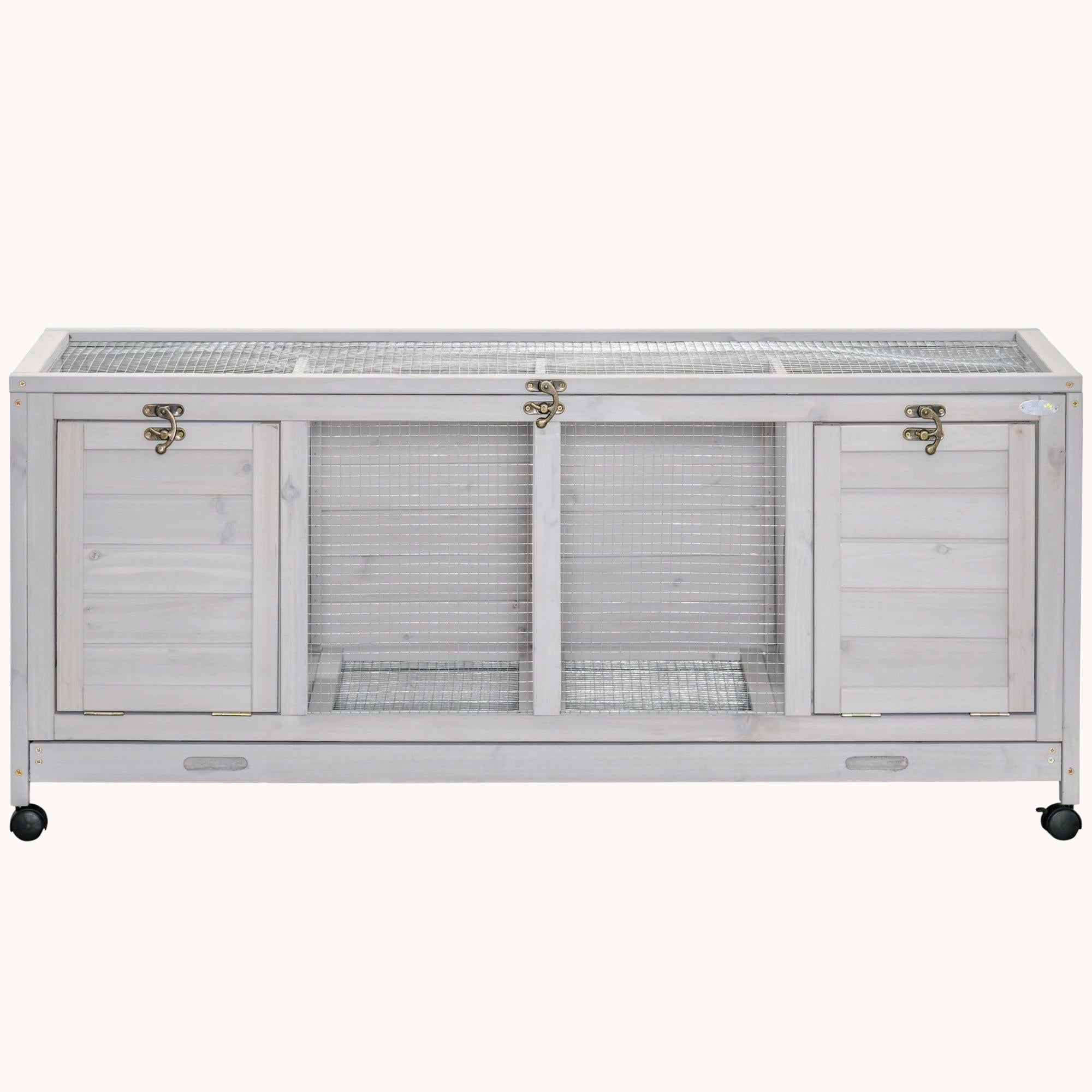 Mobile Separable Indoor Rabbit Cage with Easy Access & Tray