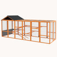 Load image into Gallery viewer, Wooden Chicken Run Add-On with Storage, Perches & Ladders, Orange
