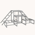 Load image into Gallery viewer, Chicken Perch with Hanging Swing, Chicken Toys, Ideal Coop Accessory for 10-15 Chickens, Gray
