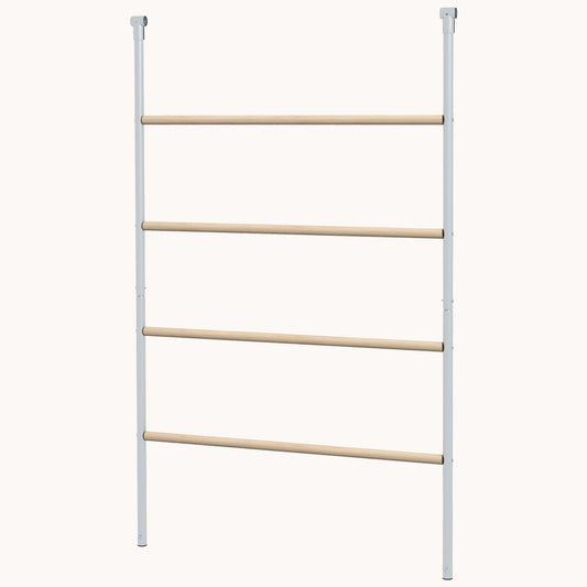 Chicken Perch for Coop, Wooden and Steel Jungle Gym Roosting Bar Ladder, 55" x 33.75"