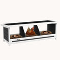 Load image into Gallery viewer, 3-Hole Wooden Nesting Box with Asphalt Roof, Fits Up to 3 Hens, Gray

