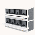 Load image into Gallery viewer, 8-Compartment Wooden Nesting Box with 2 Egg Collection Trays, 4 Perches, for 16 - 32 Hens, Gray
