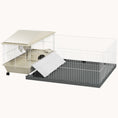 Load image into Gallery viewer, Guinea Pig Cage with Waterproof Pad, Hay Feeder, Wheels, Food Dish & Water Bottle
