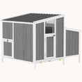 Load image into Gallery viewer, Wooden Chicken Coop for 4-6 Hens Nest Box & Pull-Out Tray 48" x 39" x 40" Gray

