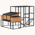 Load image into Gallery viewer, 105" Wooden Walk-in Chicken Coop for 7-12 Hens with Run 2 Nesting Boxes Yellow
