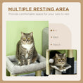 Load image into Gallery viewer, 19" Cat Tree, Small Cat Tower Condo with Sisal Scratching Post, Kitten Activity Centre with Bed, Self Groomer, Perch, Dangling Ball, Grey
