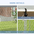 Load image into Gallery viewer, Outdoor Dog Kennel Dog Run with Waterproof, UV Resistant Cover for Medium and Large Sized Dogs, 9.2' x 8' x 7.7', Silver
