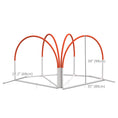 Load image into Gallery viewer, 4 Pieces Dog Agility Training Equipment with Weave Poles, Training Starter Kit, Dog Obstacle Course, Pet Outdoor Games with Carry Bag, Orange
