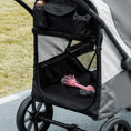Load image into Gallery viewer, Dog Stroller, Easy Folding Pet Stroller for Large Dogs, Puppy Pram Pet Pushchair with 4 Big Wheels, Shock-Absorbing Frame, Safety Leashes, Brakes, Dark Grey
