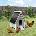 Load image into Gallery viewer, Chicken Coop for 2 Hens, Outdoor Wooden Chicken House with Removable Nesting Box & Roosting Bar, Tray, Ramp, Poultry Cage Rabbit Hutch, 31" x 29" x 43", Grey
