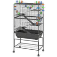 Load image into Gallery viewer, Hamster Cage with Deep Tray, 5 Tier Rolling Rat Cage with Storage Shelf, Big Exercise Wheel, Tube System, Hut, Platforms, Ramps, Food Dish, Water Bottle, for Syrian, Gerbil, Mouse
