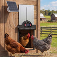 Load image into Gallery viewer, 2K HD AI Camera Automatic Chicken Coop Door, WiFi Solar Powered Auto Chicken Coop Door Opener with Timer & Light Sensor, APP Remote Control, 5200 mAh Battery, Anti-Pinch & Alarm Driver Function
