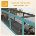 Load image into Gallery viewer, 79" Long Cat Tunnel, Cat shelter L- Shape with Extendable Design, Cat Enclosure for Indoor/Outdoor Use with Weather Protection, Removable Door, Lead Grey
