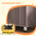 Load image into Gallery viewer, Dog Crate Furniture End Table, Pet Kennel for Medium Large Dogs with Magnetic Door Indoor Animal Cage, Purple, 95 x 55 x 75 cm
