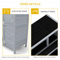 Load image into Gallery viewer, Rabbit Hutch Outdoor Guinea Pig Hutch Bunny Cage with No-Leak Trays, Divider, 136 x 50 x 93cm, Grey
