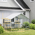 Load image into Gallery viewer, 94.5" Extra Large Catio Outdoor Cat Enclosure, Walk In Cat Cage with Waterproof Cover, 2 Resting Boxes, 7 Platforms, Metal Chicken Run Hen House Rabbit Hutch for Outside
