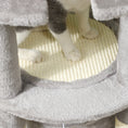 Load image into Gallery viewer, 71" Tall Cat Tree, Multi-Level Cat Tower for Indoor, Corner DIY Design with Scratching Posts, Sisal Pad, Condo, Bed, Hammock, Platforms, Balls, Activity Center, Light Grey
