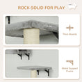 Load image into Gallery viewer, Cat Wall Shelves, 6-Piece Cat Wall Furniture Set with Condo, Platforms, Sisal Scratching Post, Bed and Toy Ball, for Climbing, Sleeping, Playing, Grey
